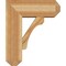 Ekena Millwork Legacy Craftsman Rough Sawn Bracket w/ Offset Brace, Western Red Cedar, 8"W x 20"D x 24"H BKT0806X20X24LEC04RWR - alternate 4